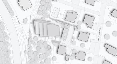 Terrassenhaus Mühlehaldenstrasse - Situationsplan