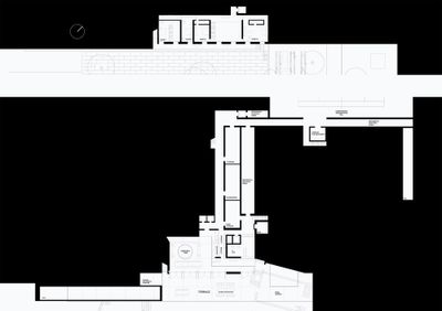 Villa - Grundrisse Ebene +1 und -1